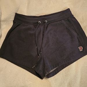 Black sweatshirt material shorts M nwot